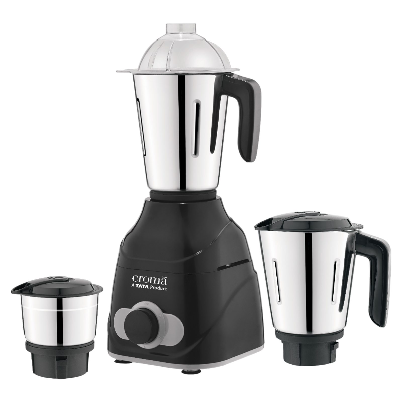 Buy Croma 750 Watt 3 Jars Mixer Grinder Easy Cleaning Black Online Croma